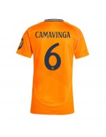 Real Madrid Eduardo Camavinga #6 Venkovní Dres pro Dámské 2024-25 Krátký Rukáv